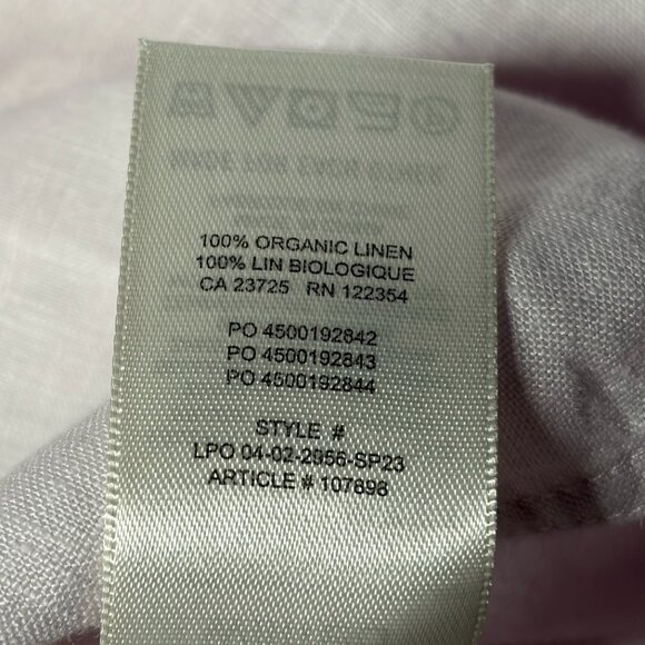 Aritzia Wilfred 100% Organic Linen Freeform Button Up Shirt Jacket Size S - Picture 10 of 10